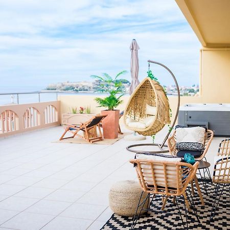Thea - Rooftop Seaview Jacuzzi Rethymno  Exterior photo