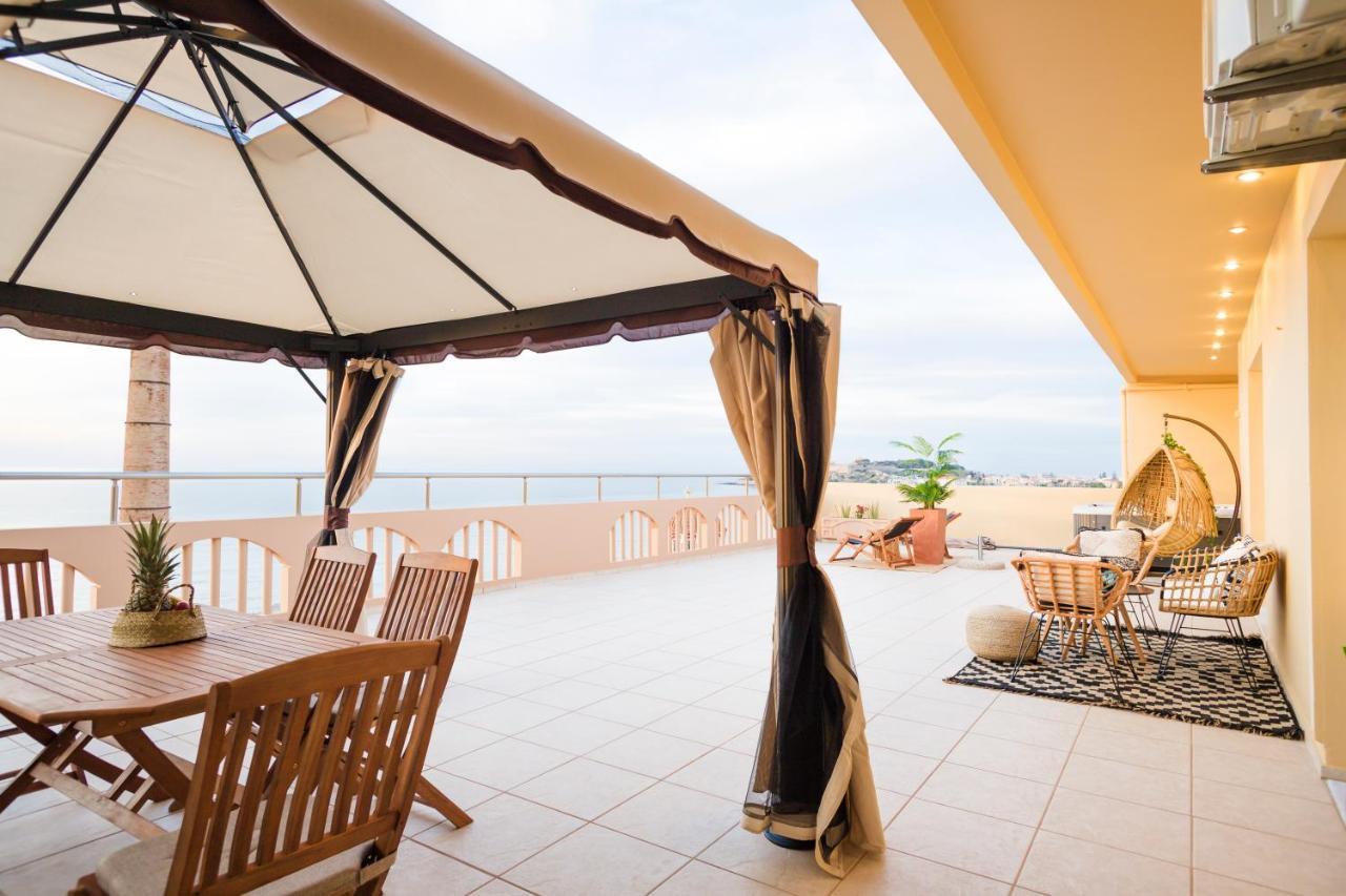 Thea - Rooftop Seaview Jacuzzi Rethymno  Exterior photo